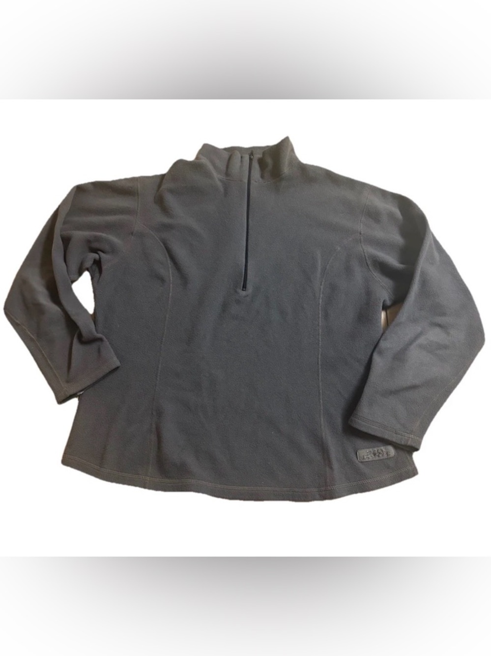 Black Diamond Womens 1/4 Zip Pullover Fleece Sweatshirt Size Large USA Made